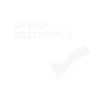 Cyber essentials logo white